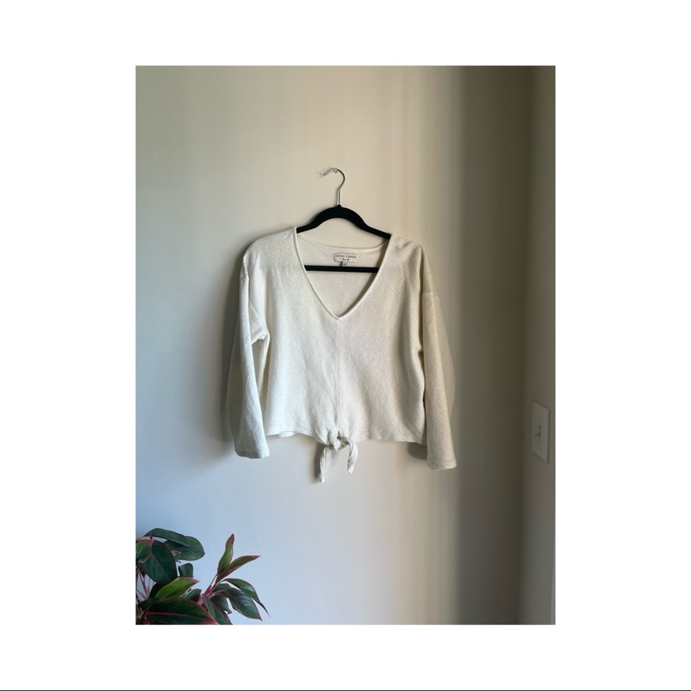 Madewell crop sweater
